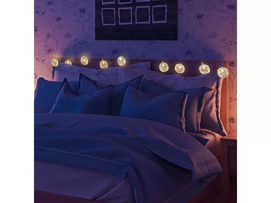 Guirlande lumineuse 10 cages argentées (Lot de 2) 2