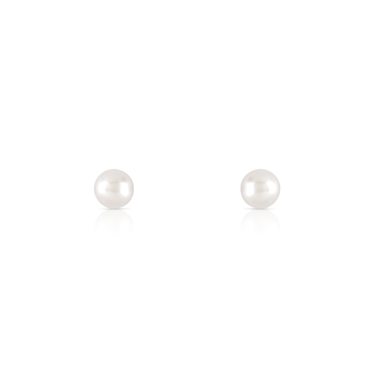 Boucles d'oreilles or 375 perles de culture de chine