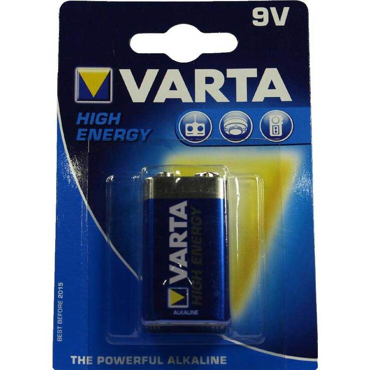 Batterien E Block 6 LR 61 9V 4922 Varta High, 1 St