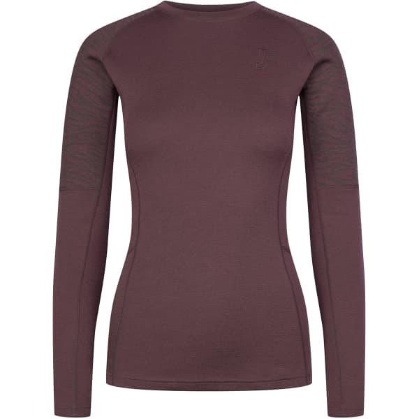 T-shirt thermique JOHAUG ELEVATE WOOL LONG SLEEVE BROWNISH RED