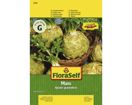 Knolselderij 'Mars' FloraZelfopen-bestuiving groentezaden