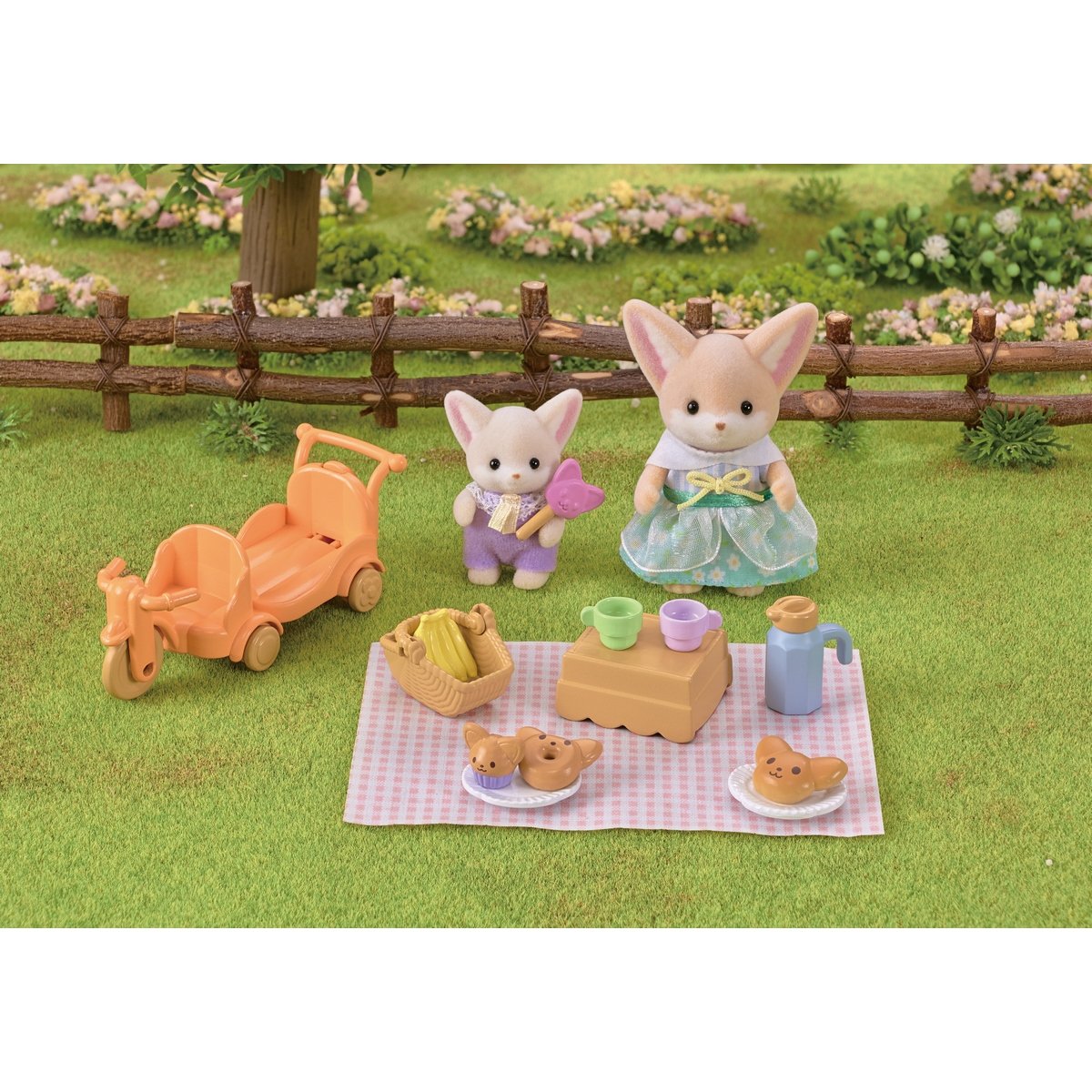 Le set de pique-nique des frères et sœurs Fennec - Sylvanian Families 5698