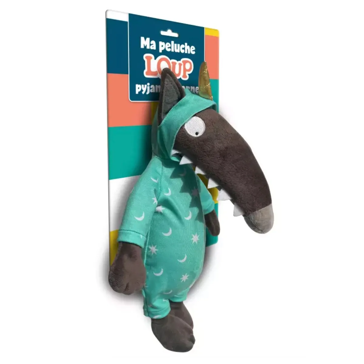 Auzou Ma Peluche Loup en Pyjama Licorne