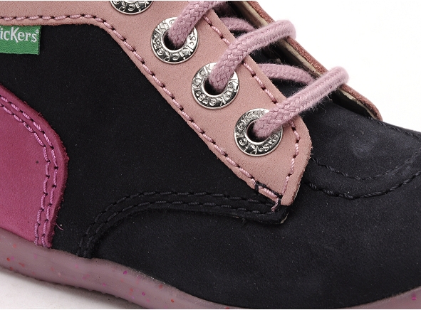 Kickers boots bottine bebe bonzip marine bleu