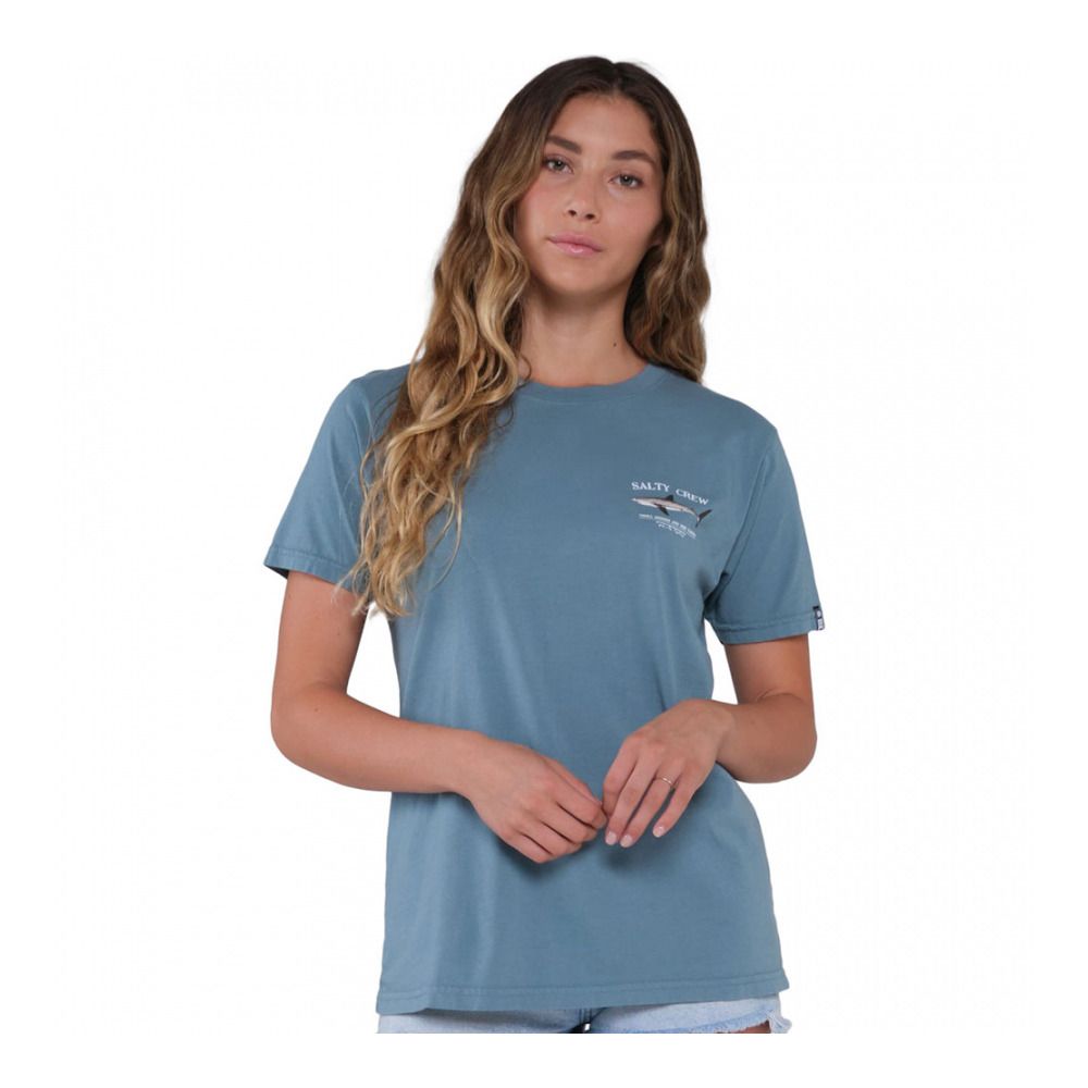 Salty Crew BRUCE BOYFRIEND - Tee-shirt Femme atlantic green