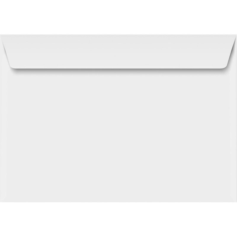 Enveloppe 162 x 229 mm Clairalfa Clairefontaine 90 g avec fenêtre 45 x 100 mm blanche - Boîte de 250