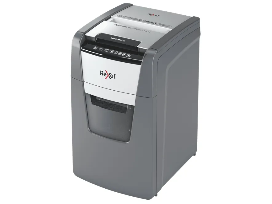 Makulator Rexel Optimum AutoFeed  150X krydsmakulering 4x28 mm (P-4)