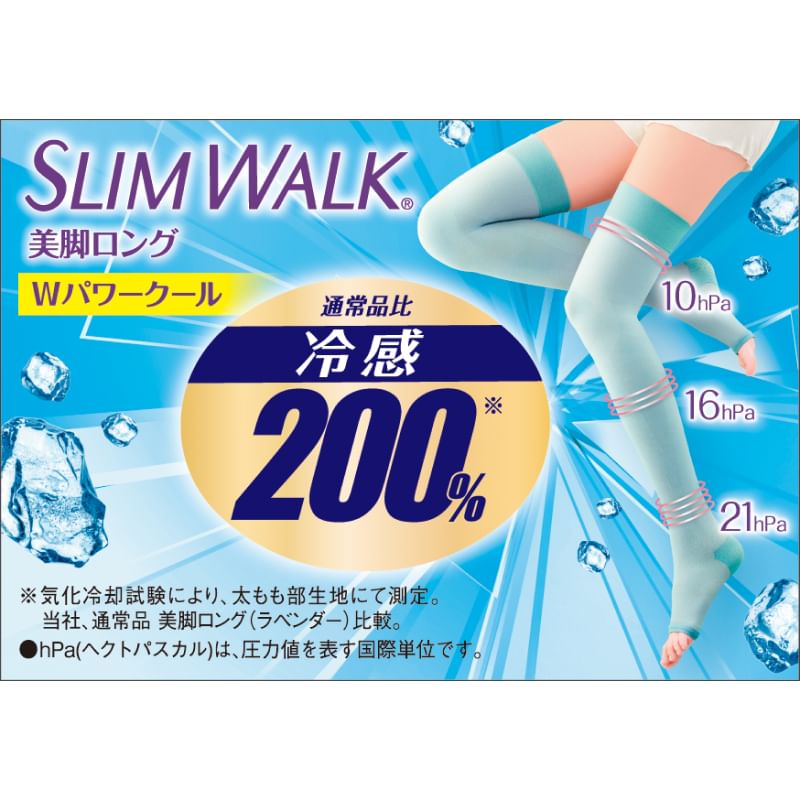 Slim Walk - Koele compressiekousen met open teen voor ontspanning