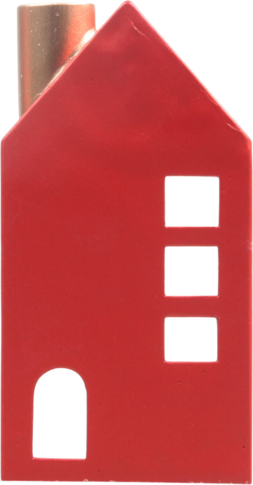 SID Collection waxinelichthouder Moos rood 12 x 8 x 24 cm