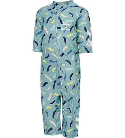 Hummel Bådeheldragt - UV40+ - hmlMorgat - Blåe Surf