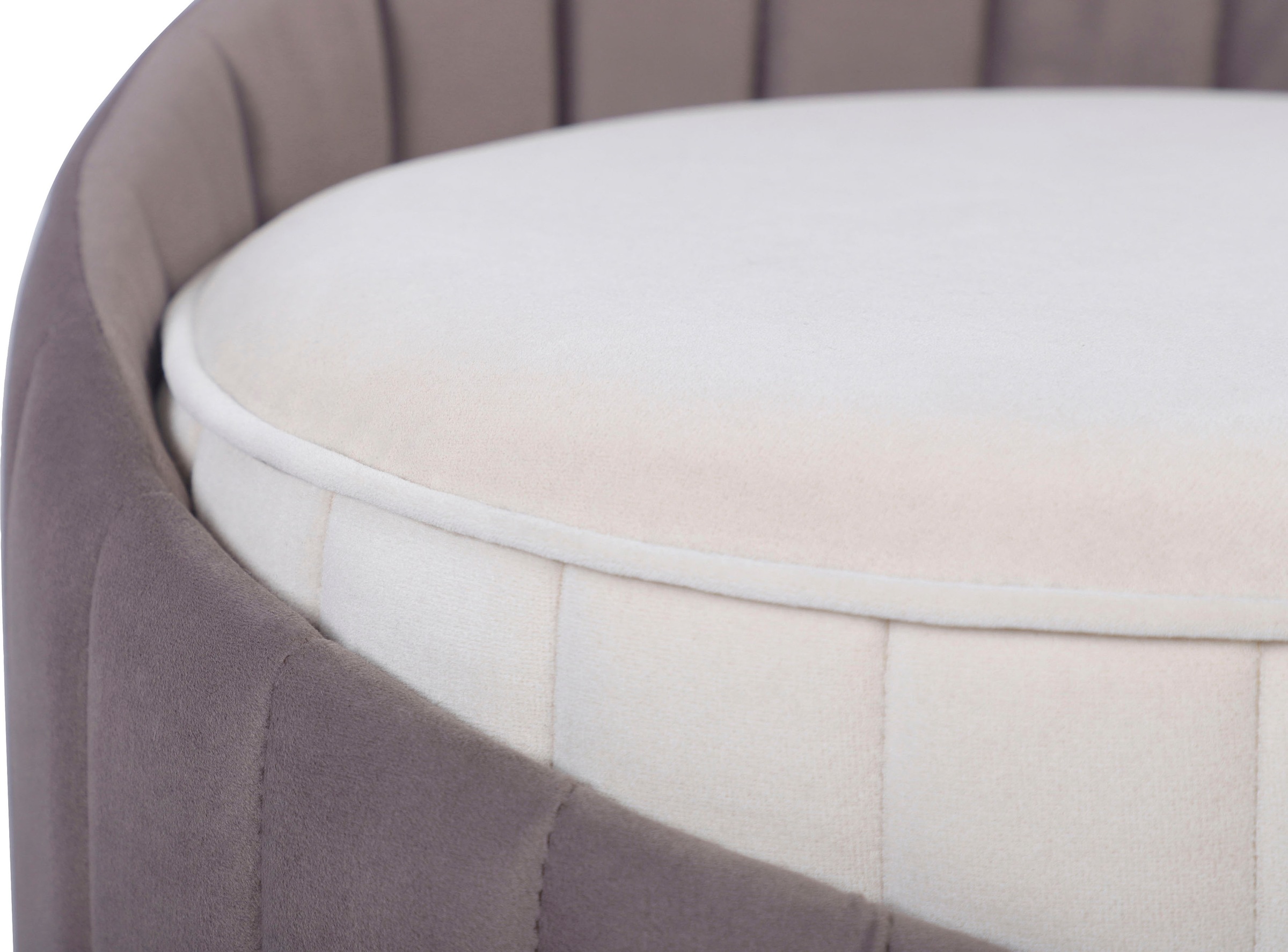 Kayoom Sitzhocker »Hocker Corin 145, Modernes Design, Komfortabel mit Rückenstütze« 1 Stk. tlg. zweifarbig, modern, komfortable Rückenstütze,