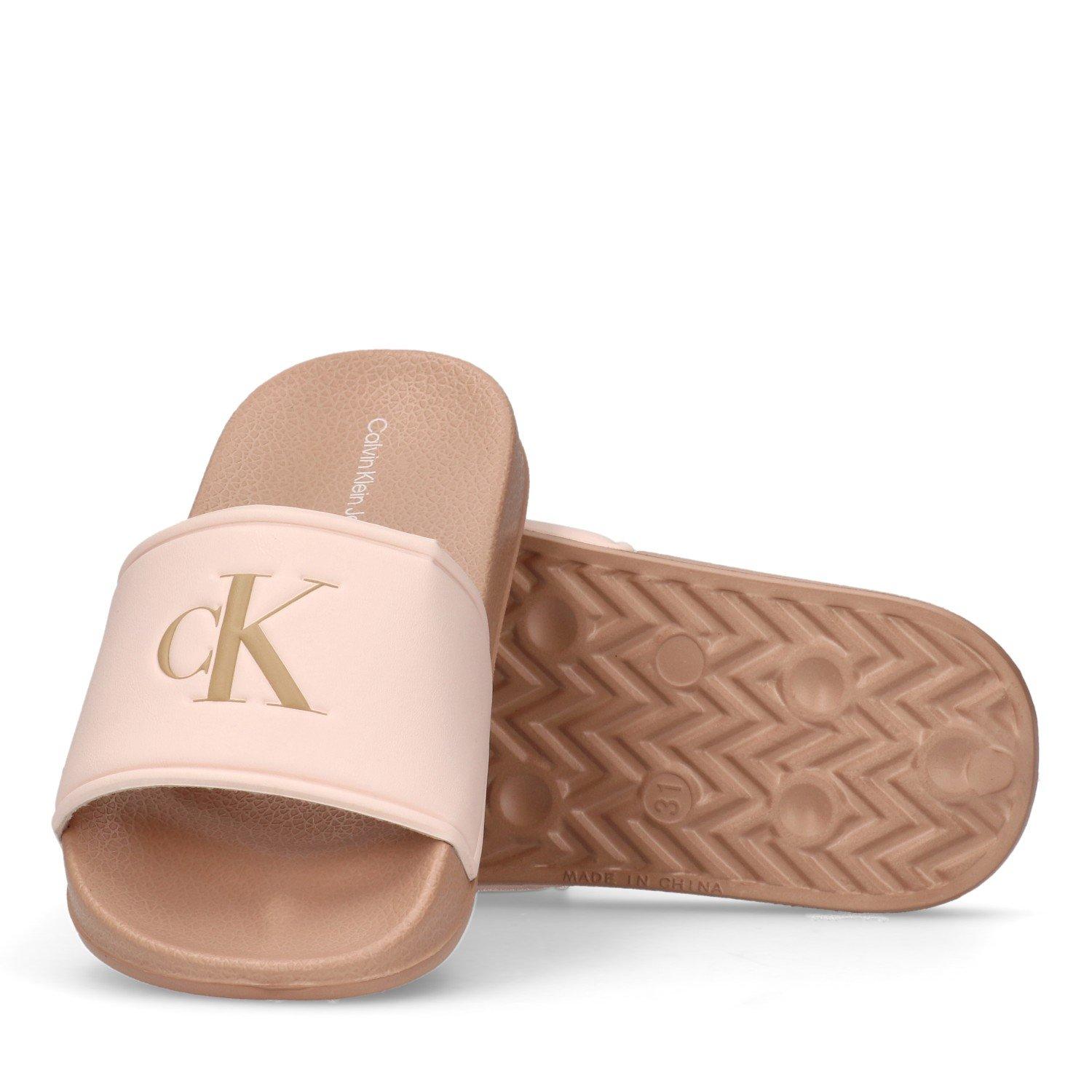 Calvin Klein Jeans Logo Sliders Juniors