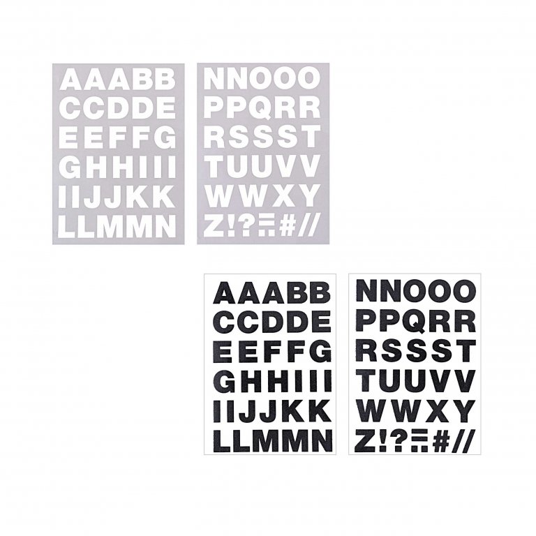 Bügelfolie Buchstaben