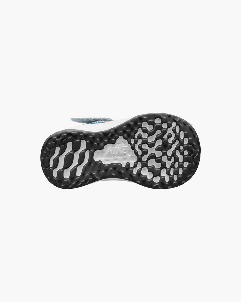 Chaussures Nike Revolution 6 Gris & Bleu pour enfant