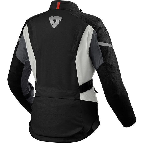 Rev'it - Veste femme Horizon 3 H2O Ladies Noir / Gris Clair / Rouge