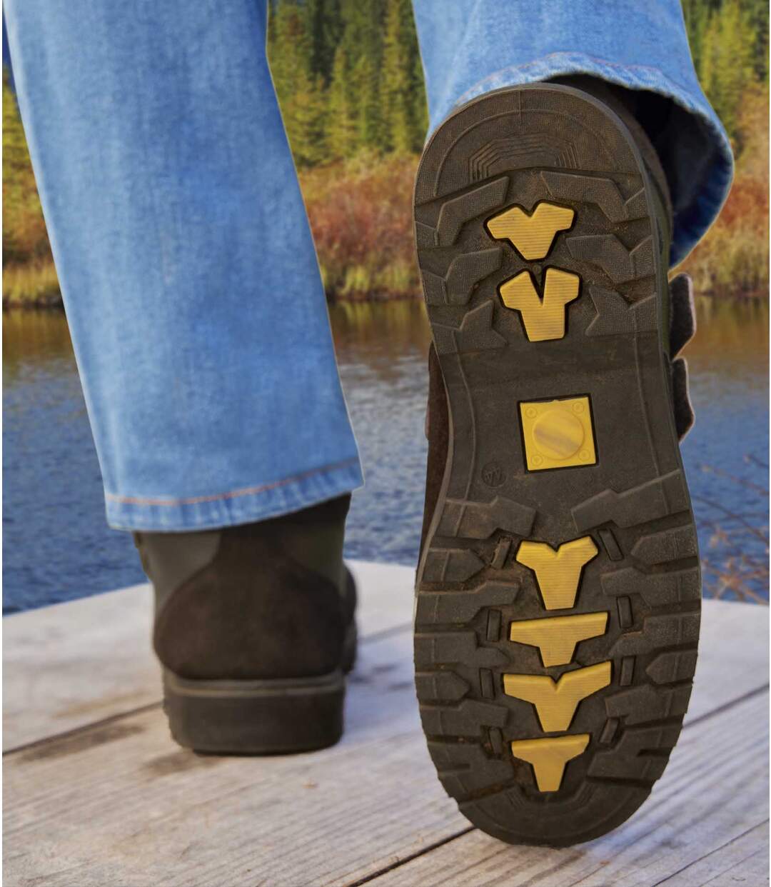 Boots Doubles Pattes Scratchées Doublées Sherpa