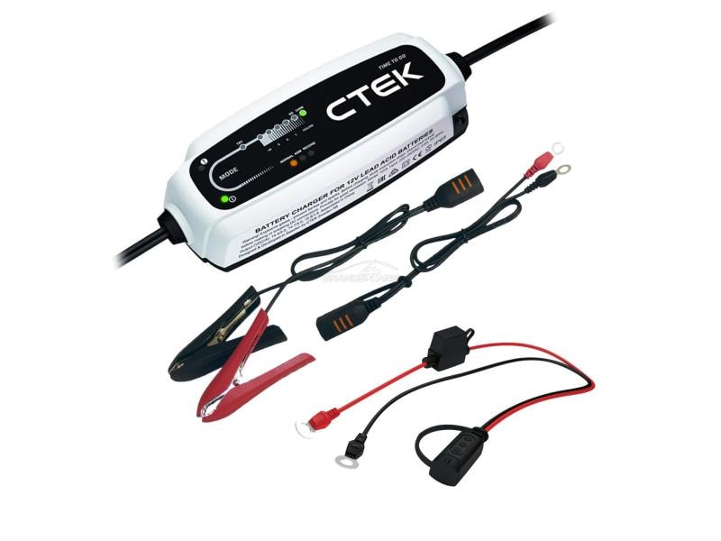 Ctek Batterieladegerät CT5 TIME TO GO Ladegerät für 12-Volt-Startbatterien