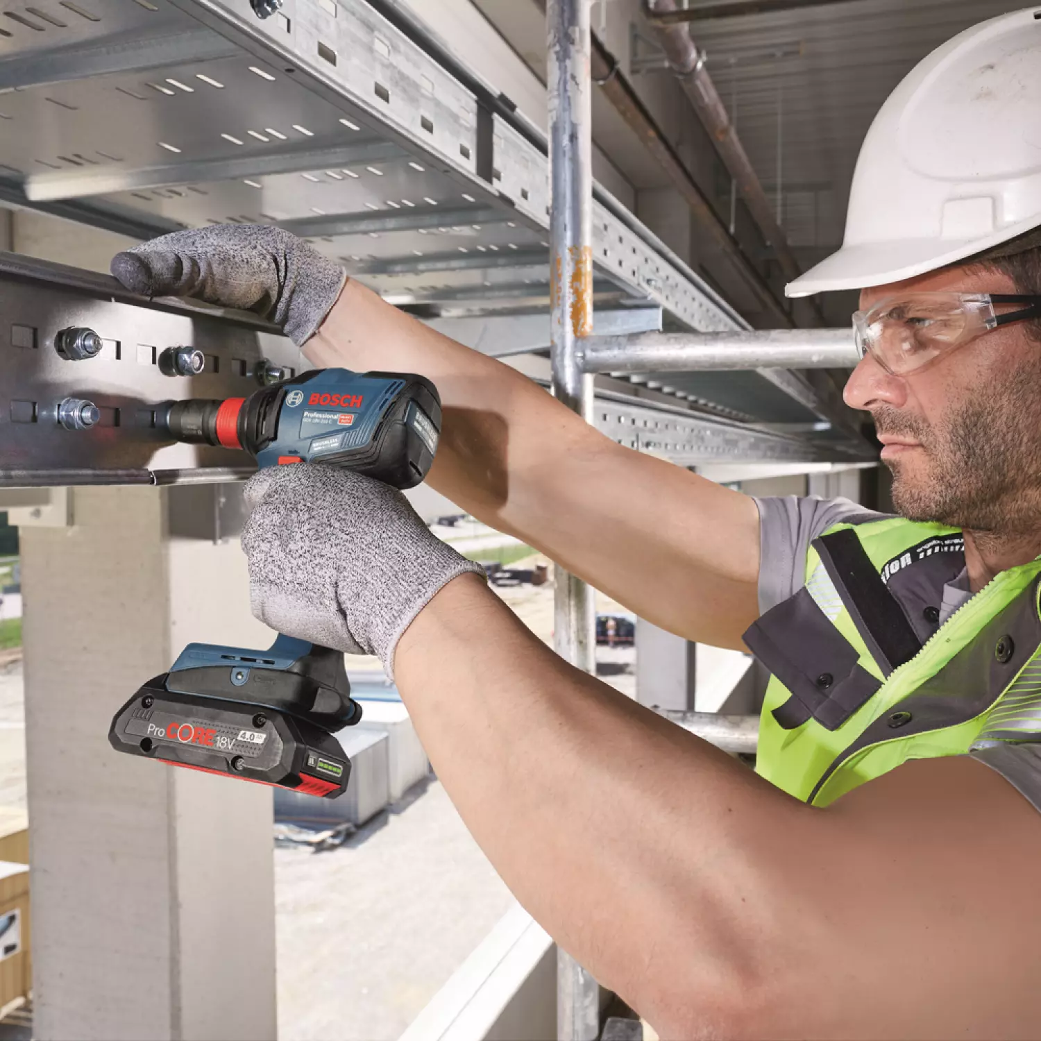 Bosch GDX 18V-210 C 18V Li-ion accu slagschroevendraaier set (2x 5.0Ah)