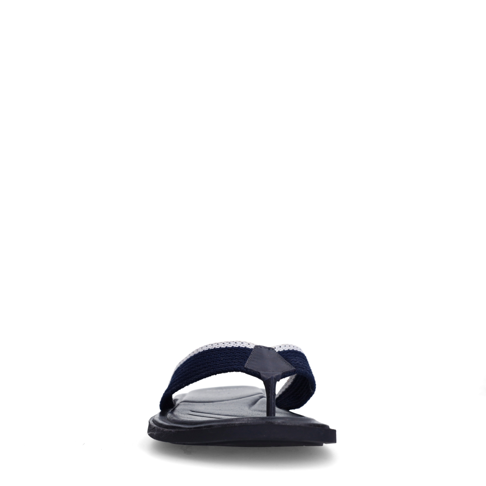 Donkerblauwe canvas slippers