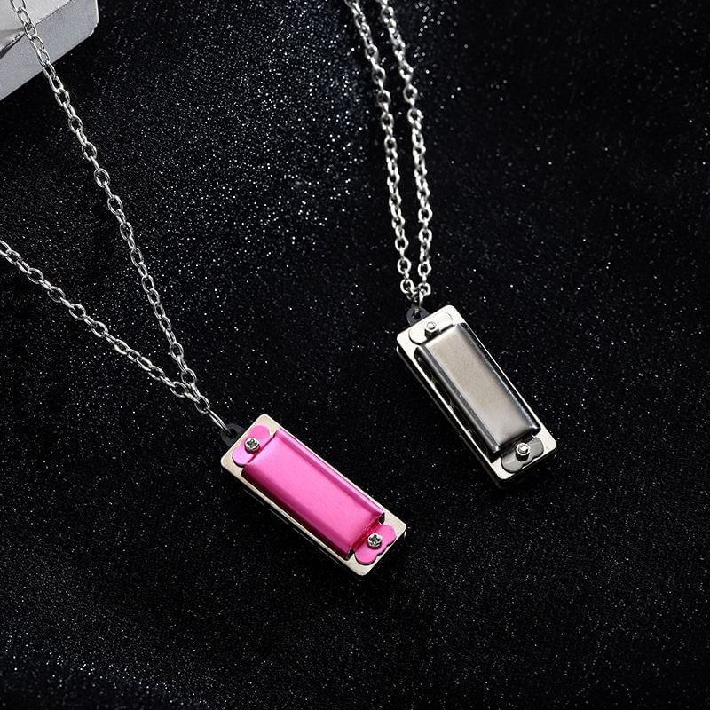 Lilafey - Harmonica Hanger Ketting van Roestvrij Staal