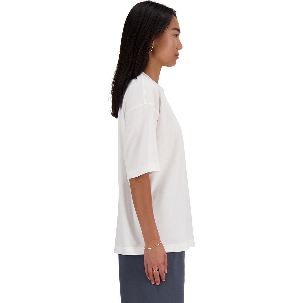 New Balance Iconic Collegiate Oversized T-shirt Dame