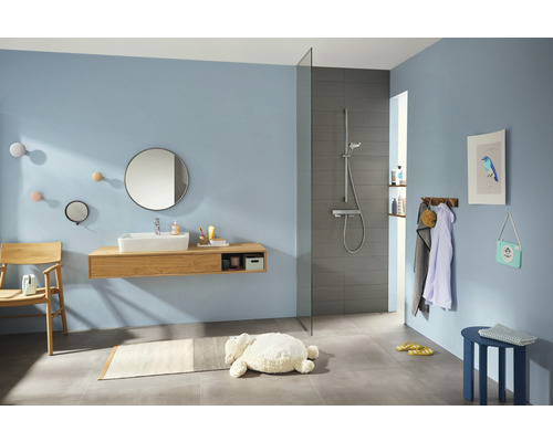 hansgrohe Croma Select E Vario handdouche 26812400 11x11 cm chroom/wit