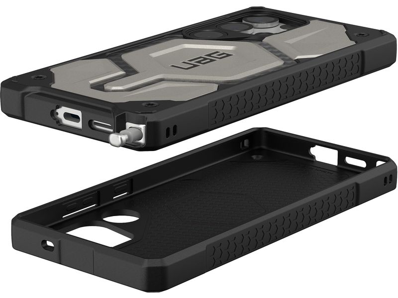 UAG Back Cover Monarch Pro Galaxy S25 Ultra Titanium Schutzhülle für das Samsung Galaxy S25 Ultra