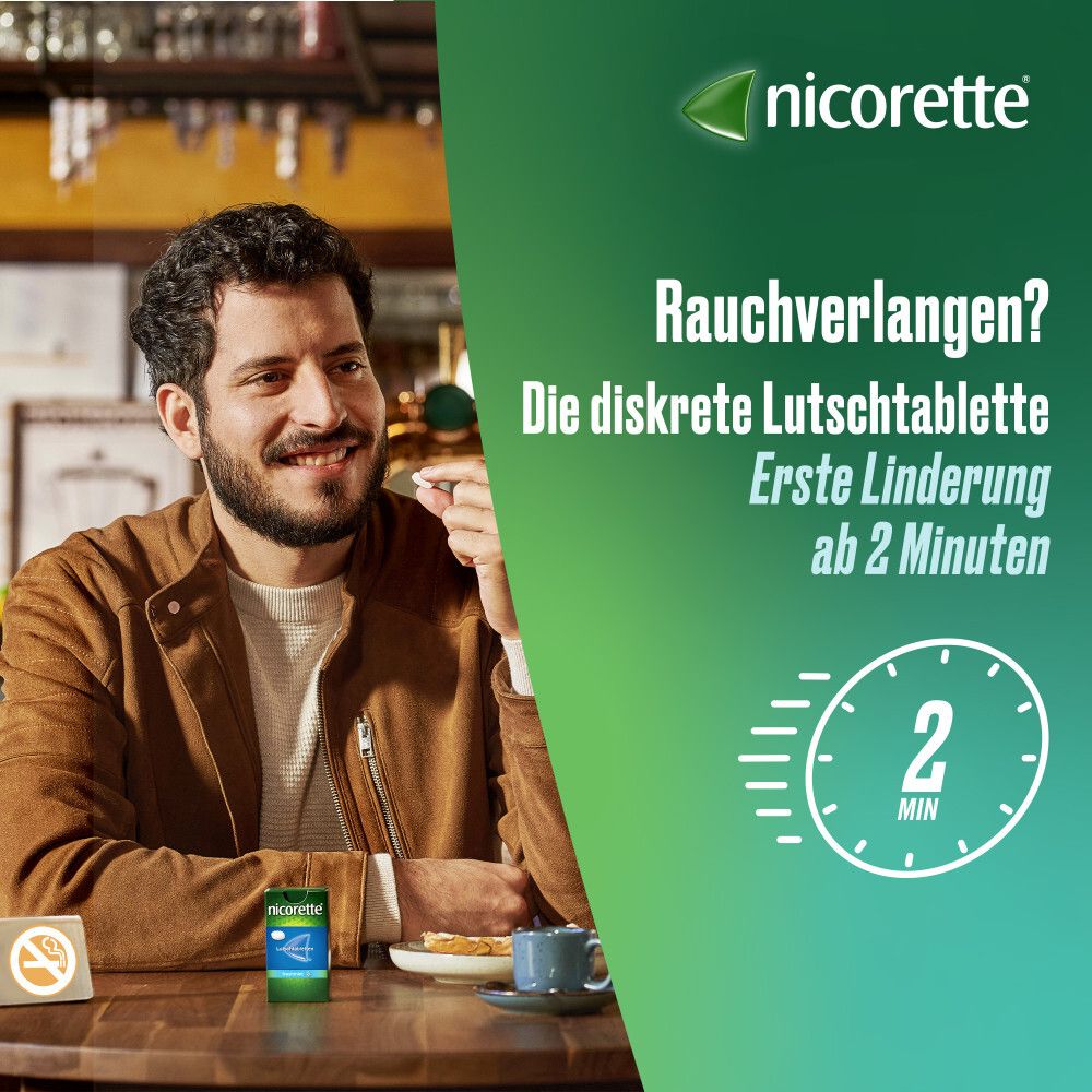 nicorette® Lutschtabletten 4mg freshmint- Jetzt 20% Rabatt sichern*