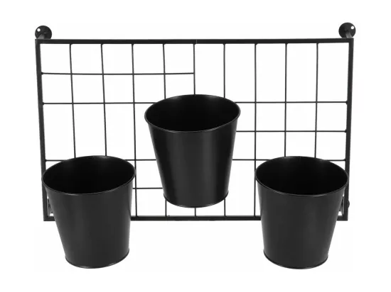 Support à plantes mural avec pots