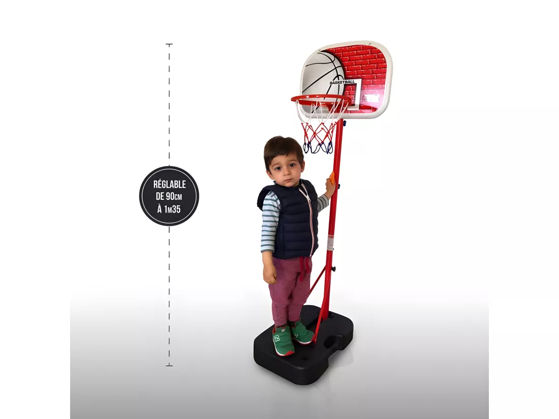 Panier de Basket sur Pied Mobile pour Enfant 