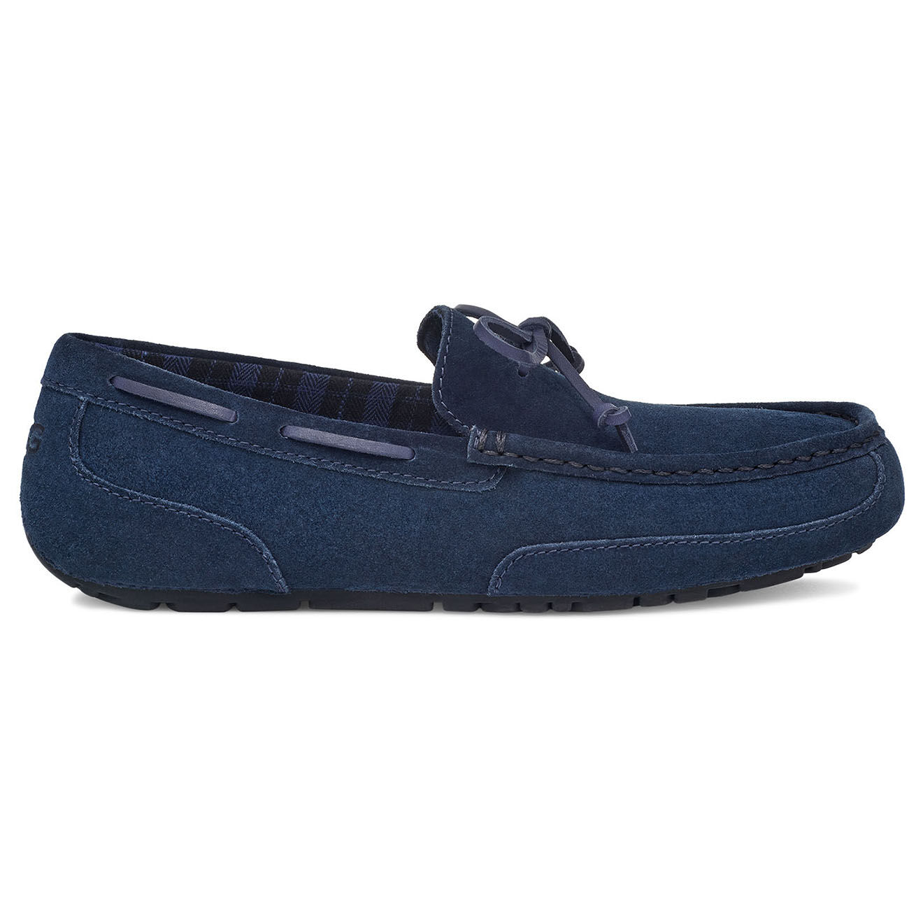 Ugg Mocasins chester en Velours de Cuir Chester Plaid marine