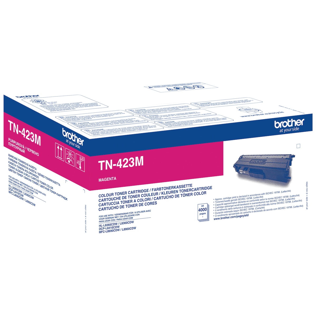 Brother tonerpatron TN423M ekstra stor Magenta