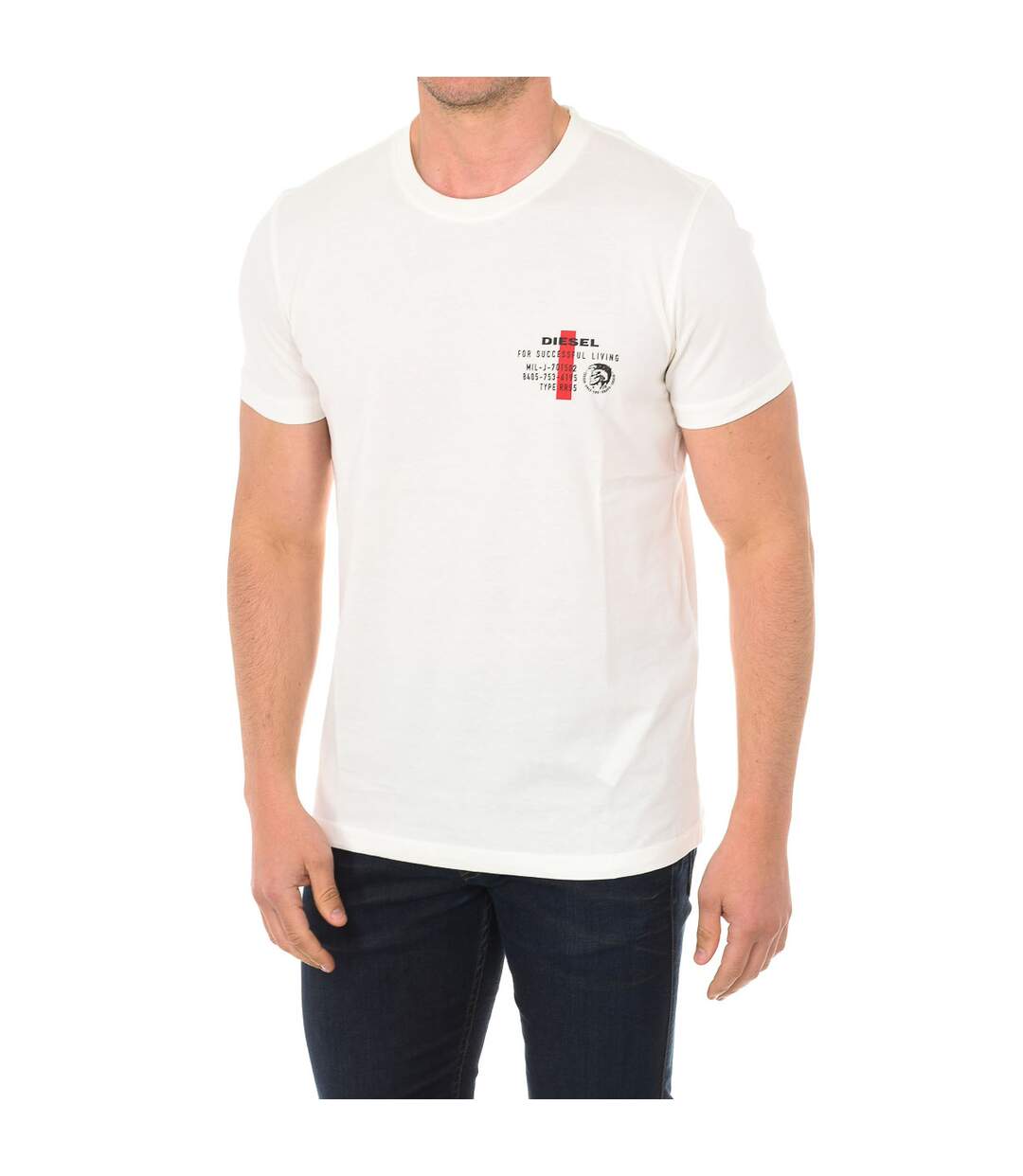 Men's short-sleeved round neck T-shirt A00628-0LAYY