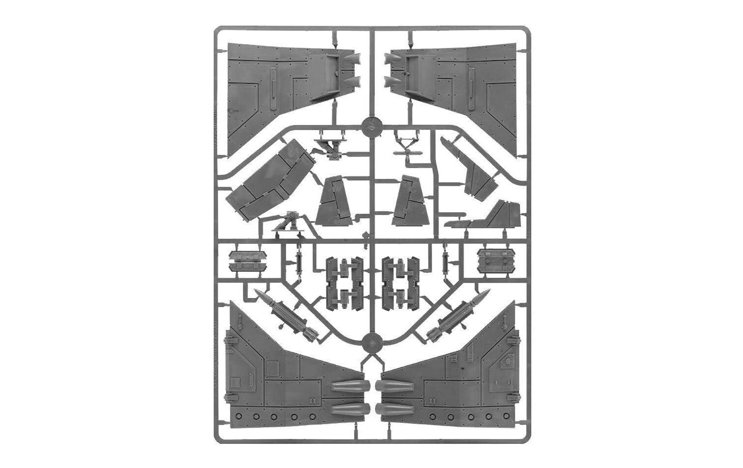 Flugzeug Warhammer 40.000 Imperial Guard ValkyrieWarhammer Miniaturen Bausatz