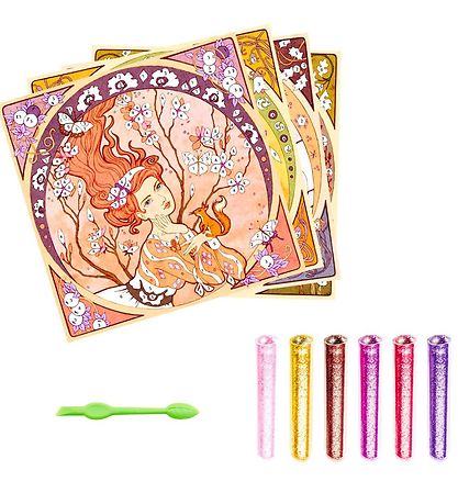 Djeco Kreatives Spielset - 4 Motive - Die Jahreszeiten