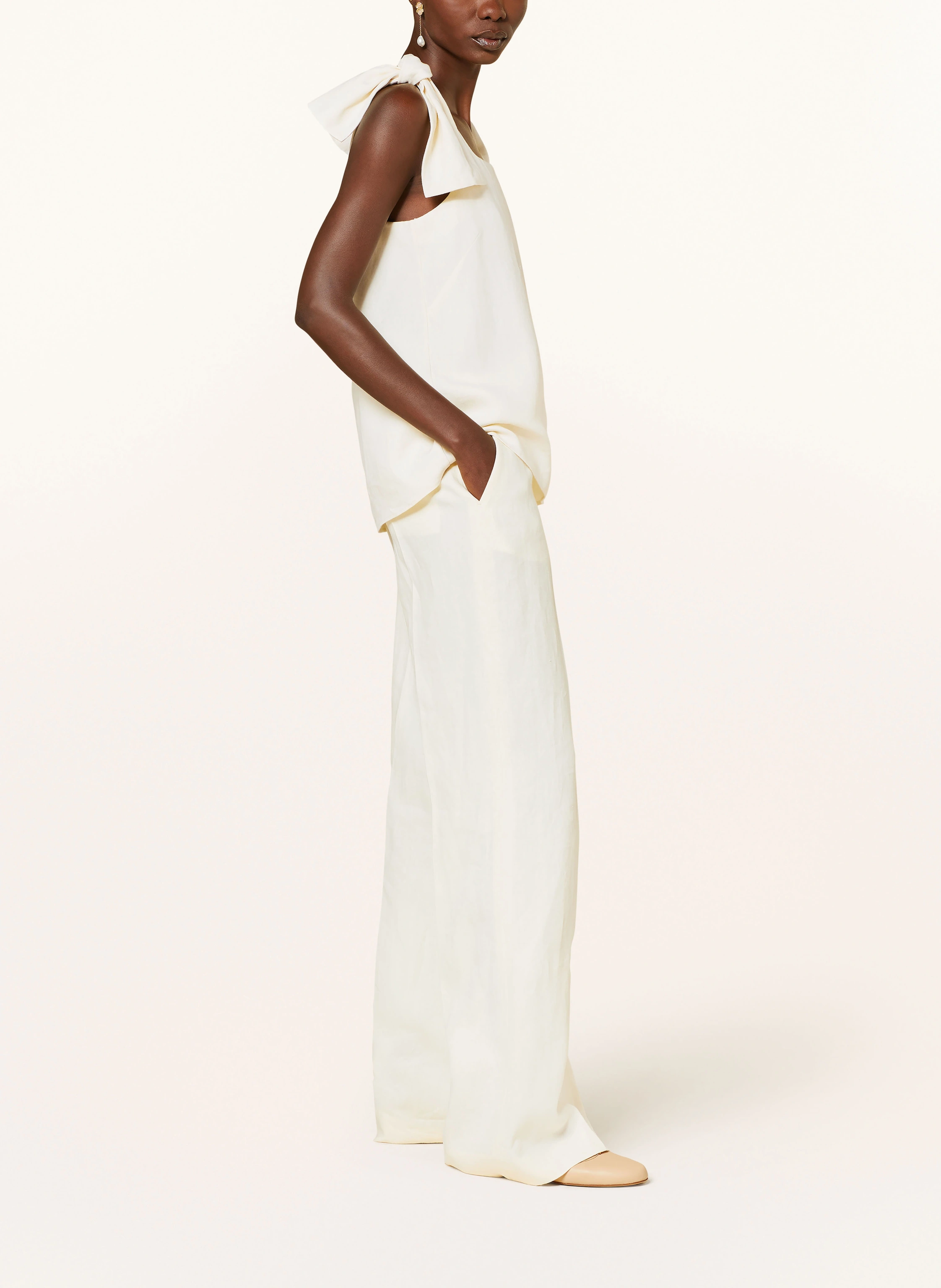 Chloé Marlenehose mit Leinen