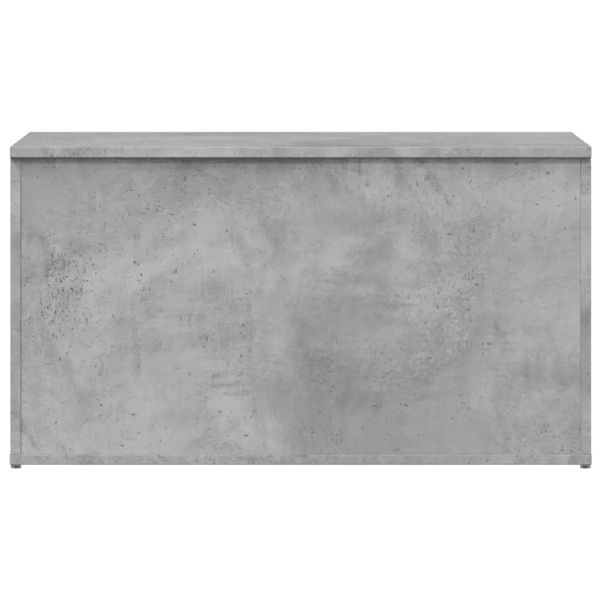 vidaXL Coffre de rangement Gris béton 84x42x46