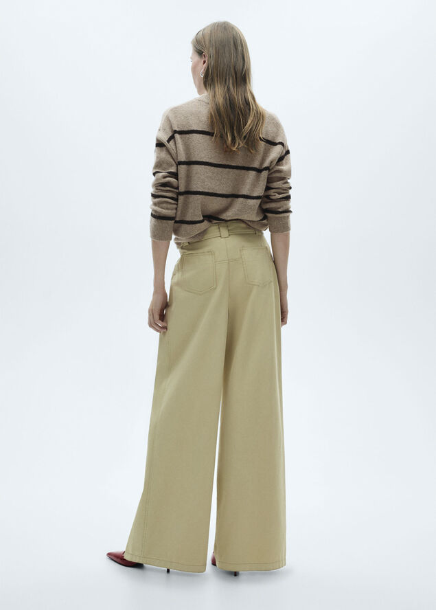MANGO SWEATER. -- MARINA Medium brown