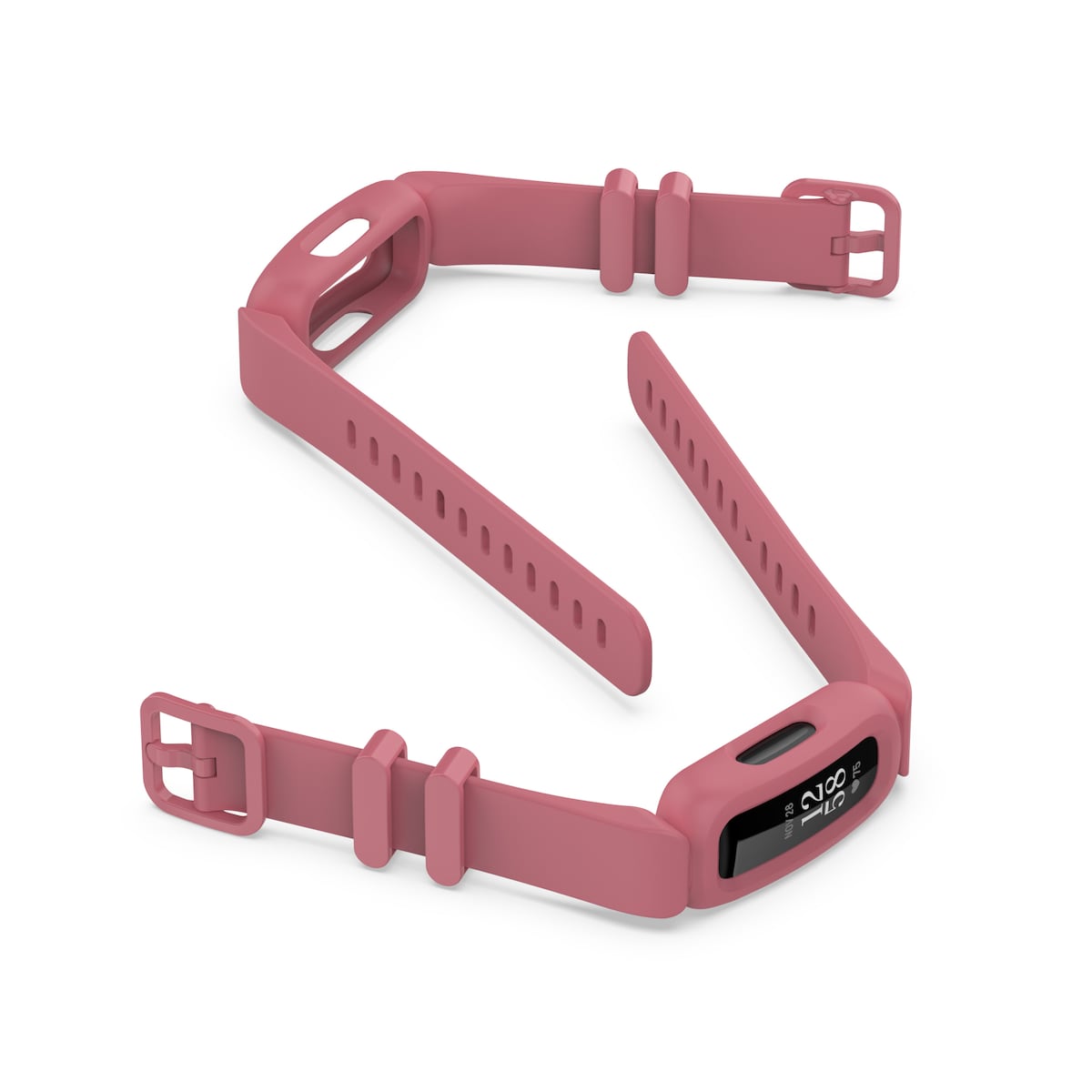 Silikonklokkerem for Fitbit Inspire 2, Fitbit Ace 3 Rød