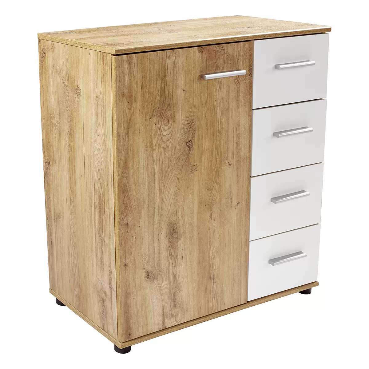 Kommode Katrin Best Price Eiche,weiss