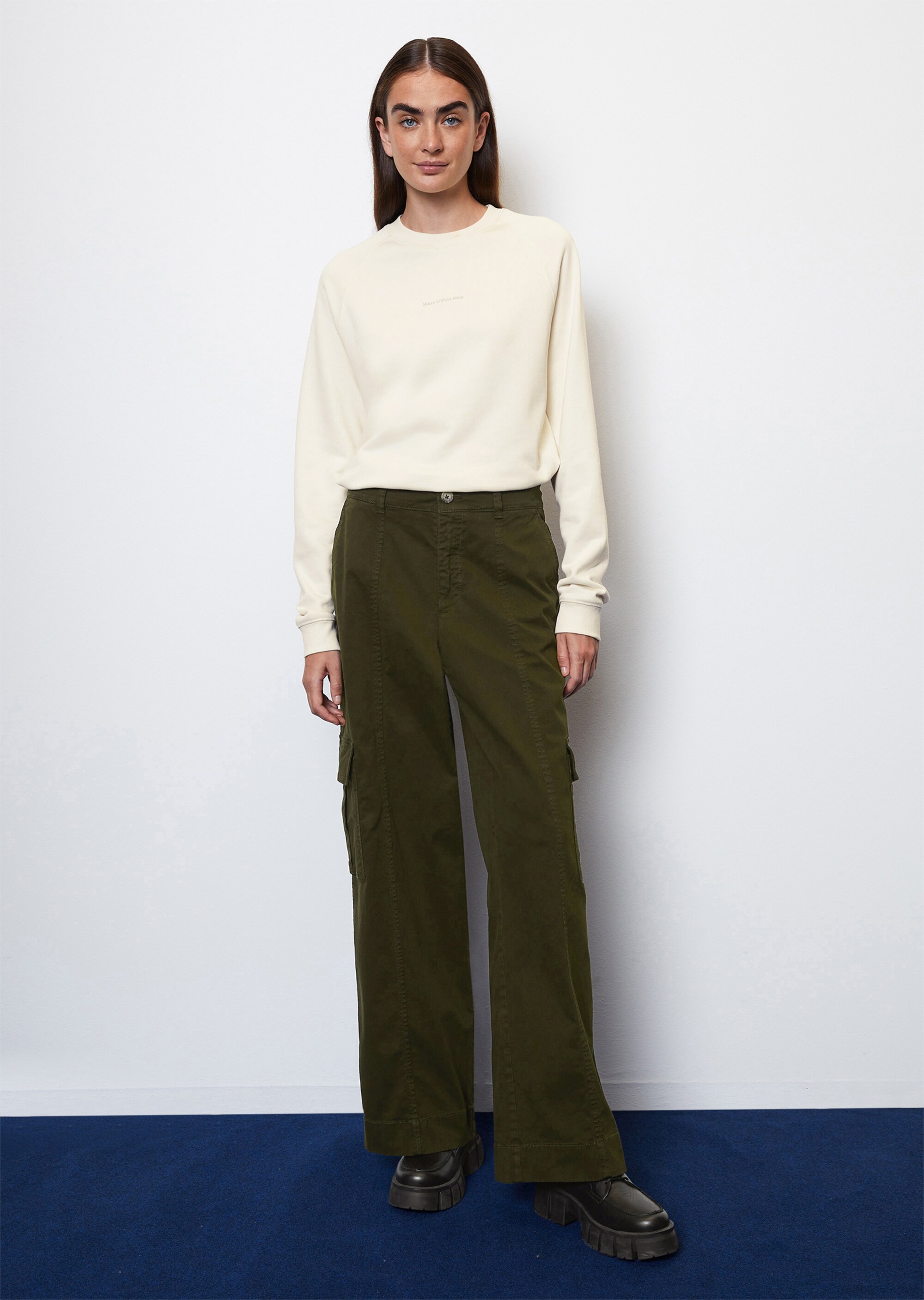 Cargohose looseaus Twill-Qualität