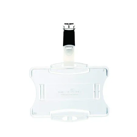 Durable 811819 Namensschild für Betriebsausweise 25 Stück transparent