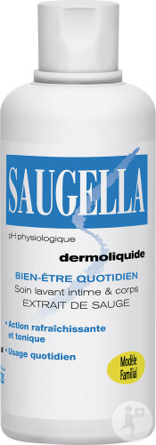 Saugella Dermoliquide Soin Lavant Pour L’hygiène Intime Quotidienne Des Femmes Adultes 750ml