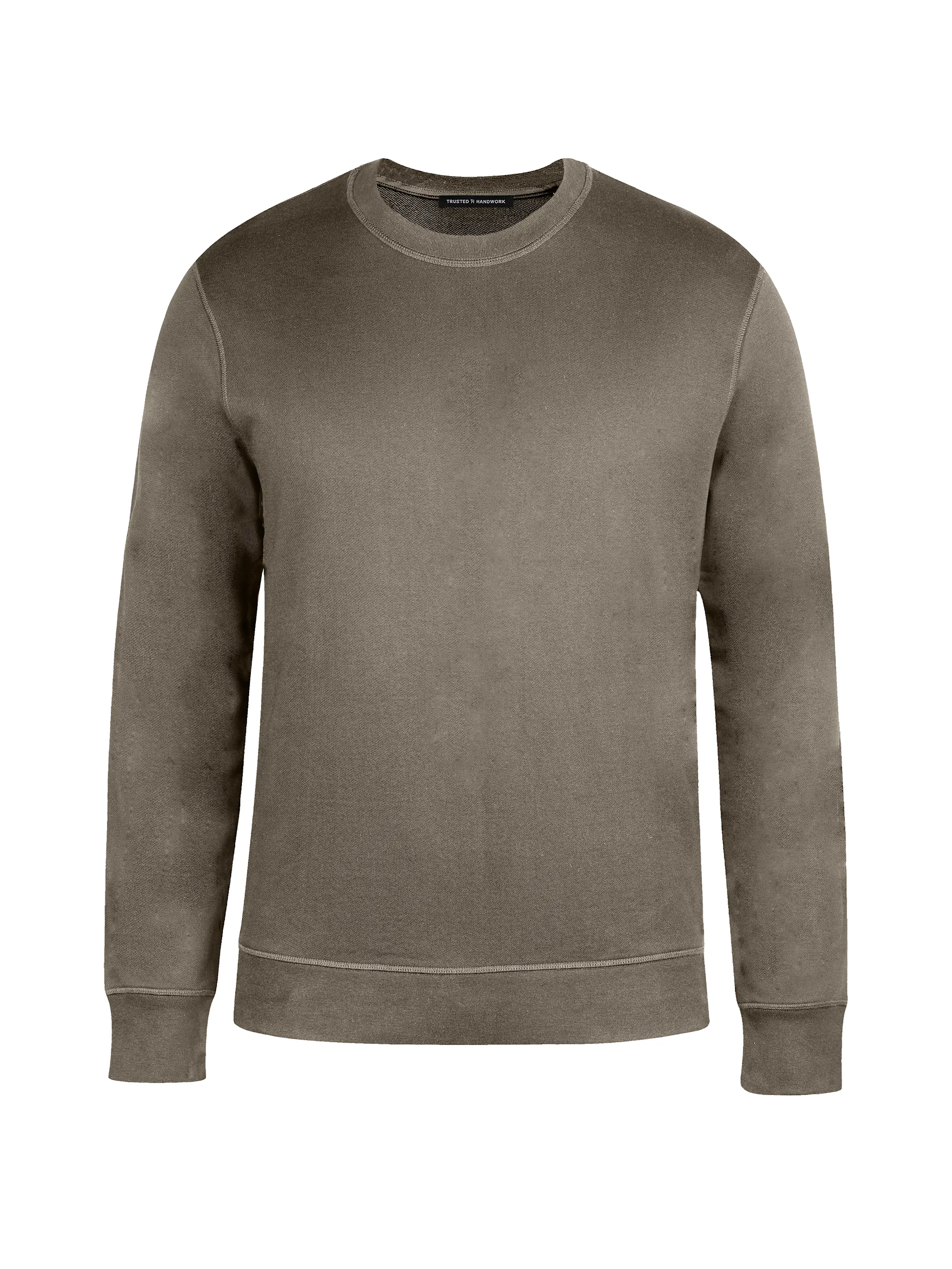 TRUSTED HANDWORK Round Neck 1/1-Sleeve Sweatshirt