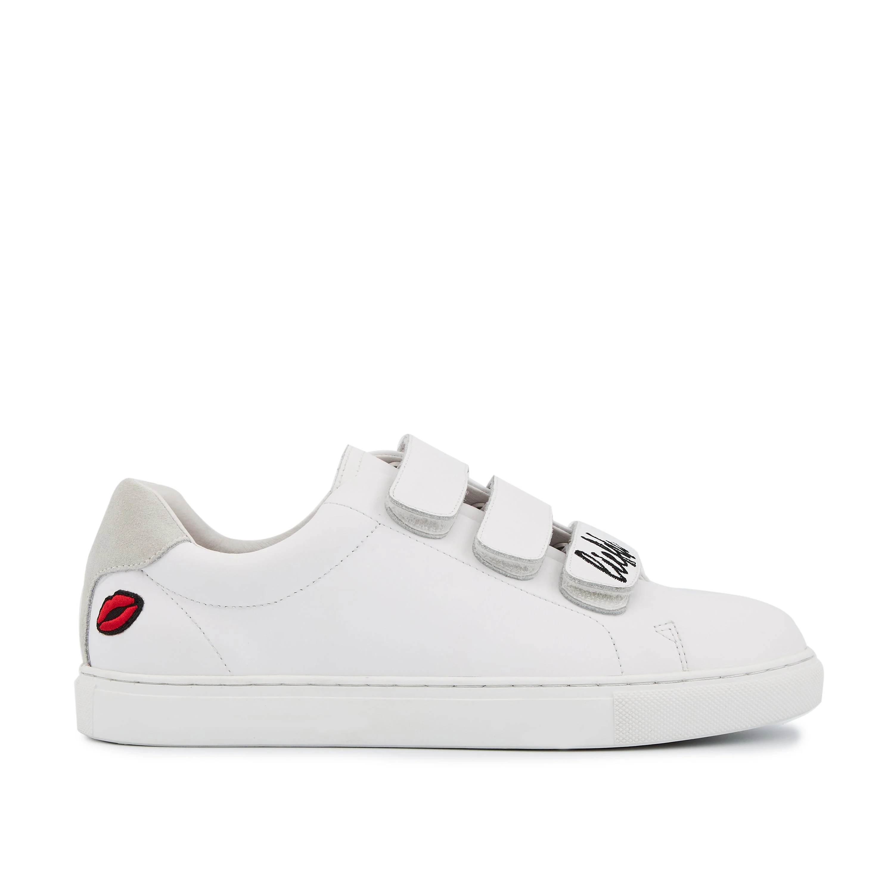 EDITH LIEFDE - Sneakers en cuir | Blanc