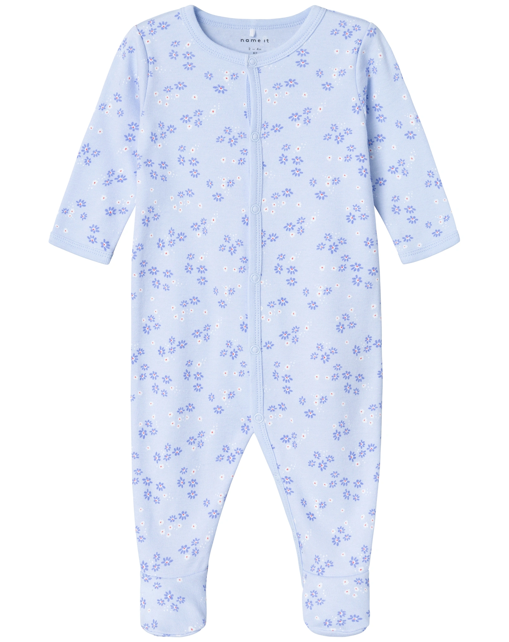 Schlafstrampler NBFNIGHTSUIT FLOWER in halogen blue