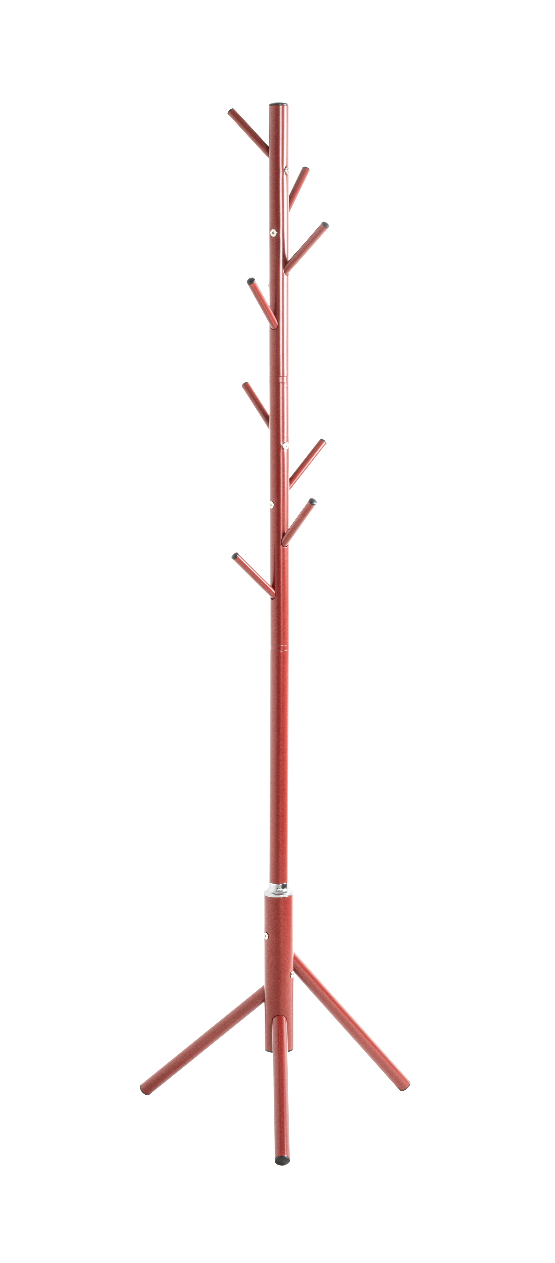 Garderobenständer 48 x 173 cm rot