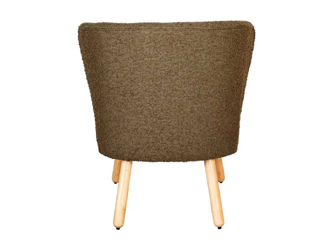 Fauteuil en bouclette coloré