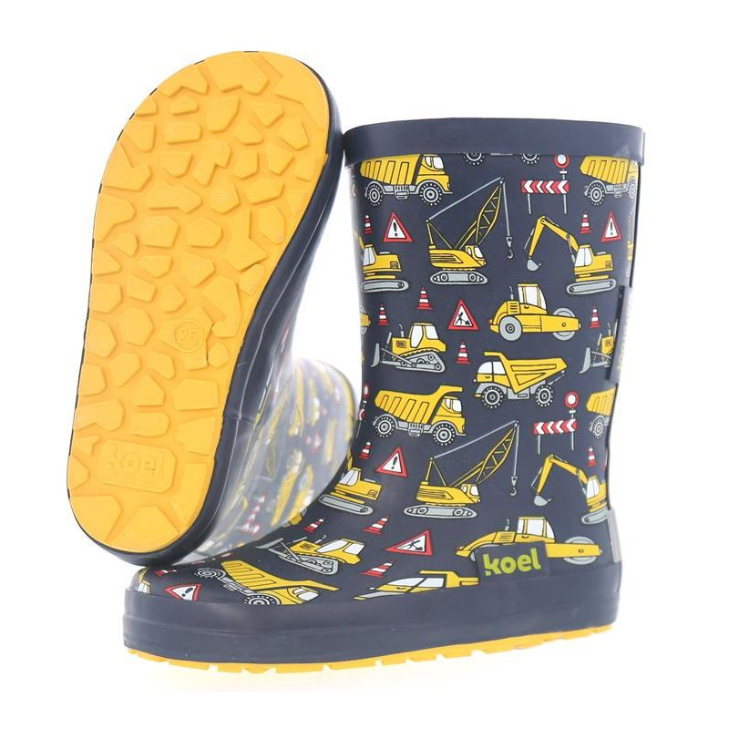 Koel Koel Wellie Barefoot Tractor Bleu