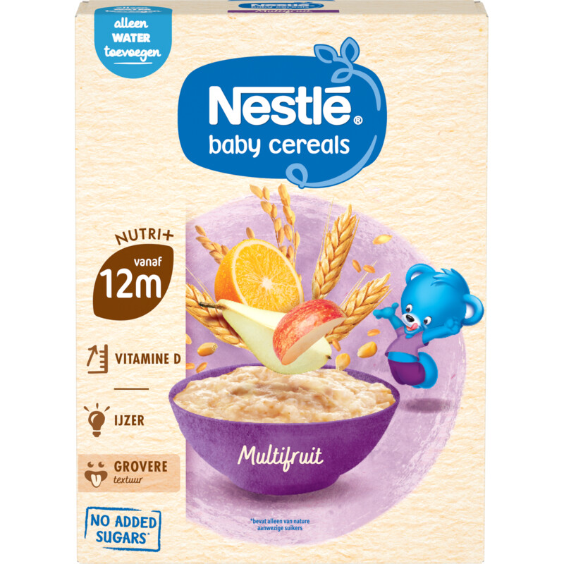 Nestlé Baby cereals multifruit 12m+